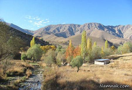 چشمه قلقلک در روستای سرزیارت جاده چالوس