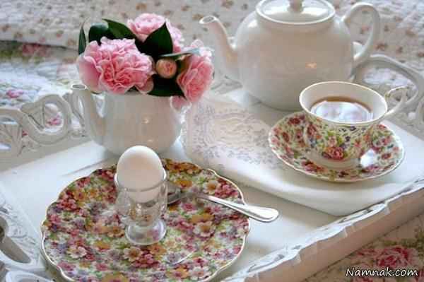 میز های صبحانه ی رمانتیک و زیبا