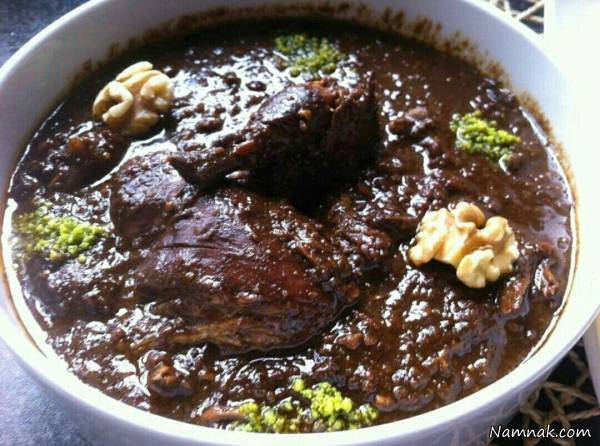 طرز تهیه خورش فسنجان با مایکروفر