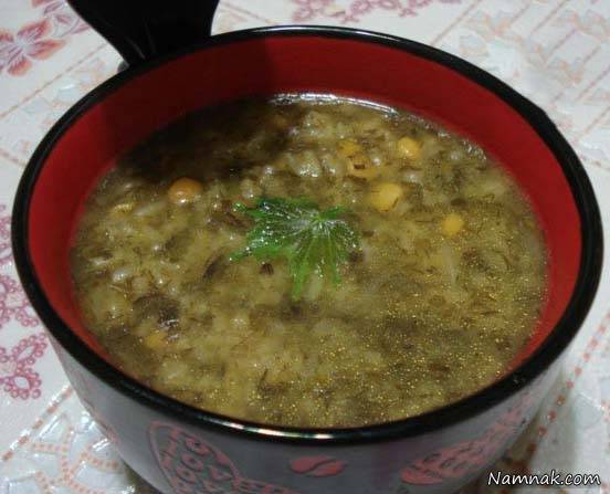 آش برگ مو | طرز تهیه “آش برگ مو” ارومیه ای