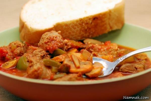 طرز تهیه خورش قارچ فوری