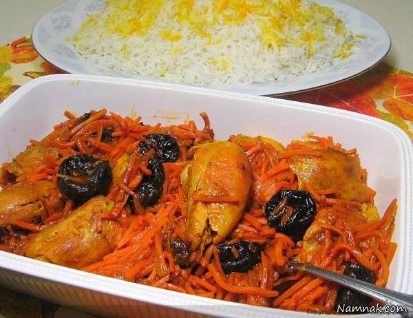 خورشت آلو و هویج | طرز تهیه خورشت آلو و هویج