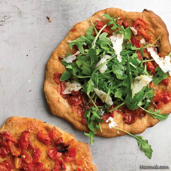 مینی پیتزا | طرز تهیه مینی پیتزا به سبک مارتا استوارت
