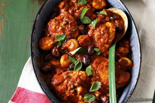 طرز تهیه مرغ کاچیاتوره (Chicken Cacciatore)