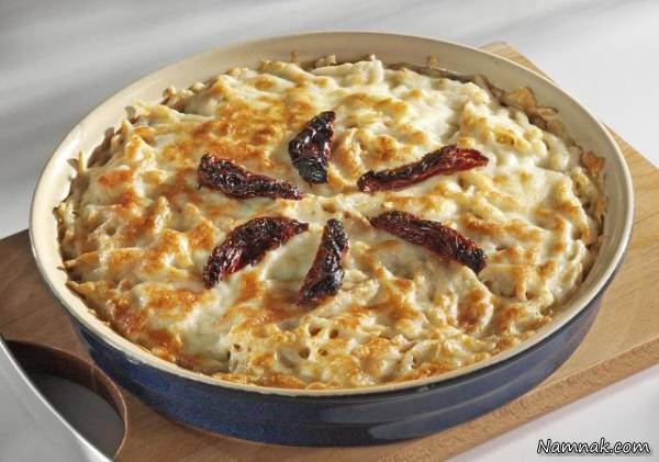 پاستای پنیر با بوقلمون (Mac and Cheese)