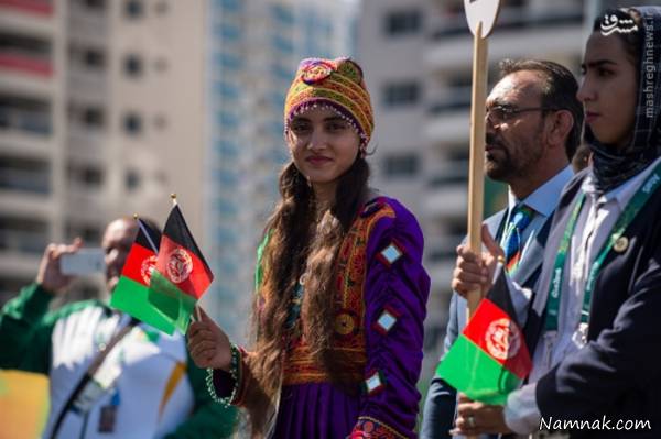 مدل لباس دختر افغانستانی در المپیک ریو + تصاویر