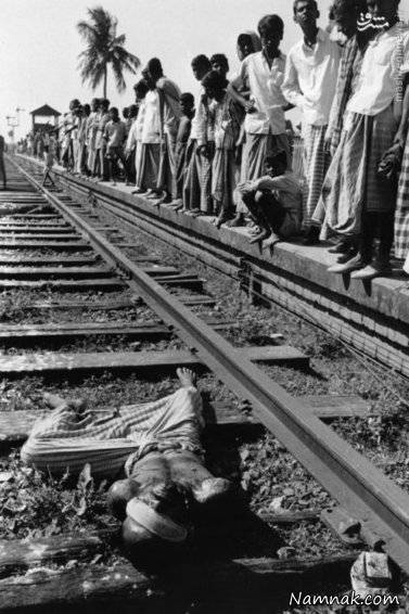 اعدام جاسوسان به روش بستن به ریل قطار! + تصاویر 