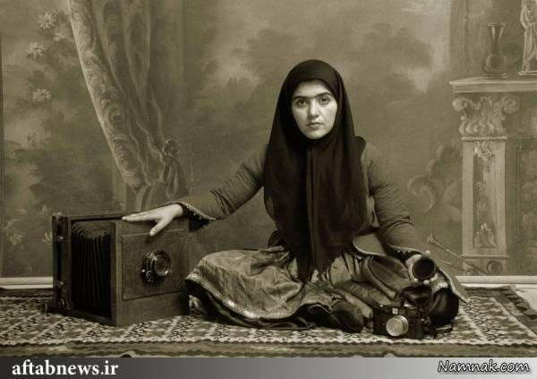 دختران ایرانی , ژست عکس یک قرن پیش دختران ایرانی + تصاویر