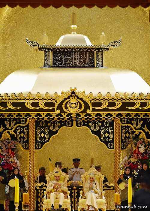 عروسی مجلل و اشرافی پسر سلطان برونئی + تصاویر