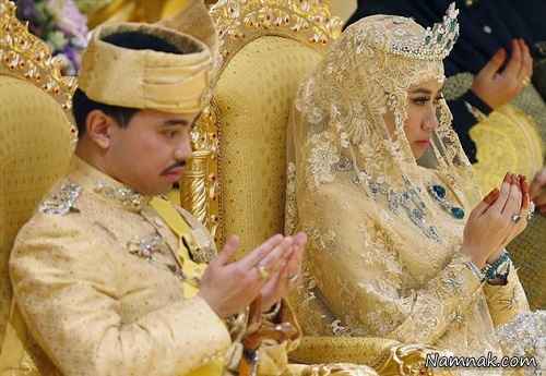عروسی مجلل و اشرافی پسر سلطان برونئی + تصاویر