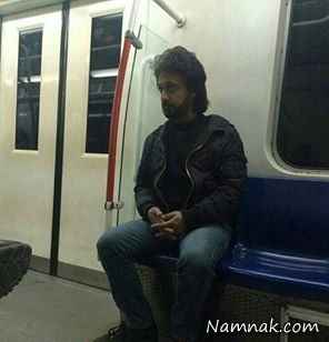 بدل خواننده لس آنجلسی در مترو تهران + عکس