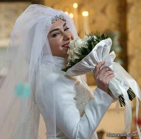هانیه توسلی با لباس عروس در شاهگوش! + تصاویر