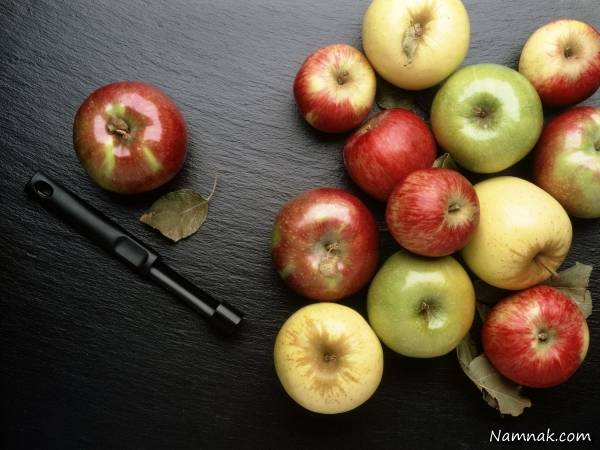 تست هوش جالب  تعداد سیب های رنگی