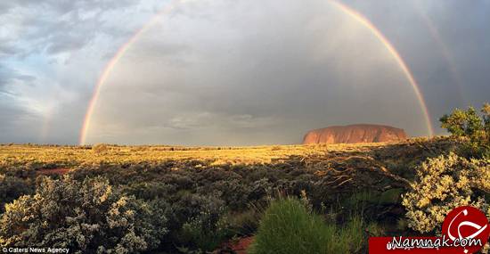 رنگین کمان دوبل در استرالیا + عکس