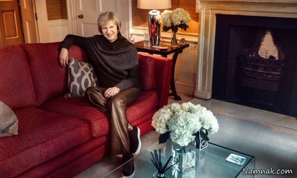 شلوار چرم 4 میلیونی خانم نخست وزیر + عکس