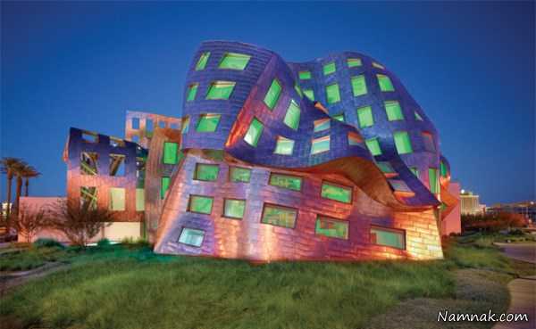 معماری فوق مدرن کلینیک لاس وگاس توسط Frank O. Gehry 