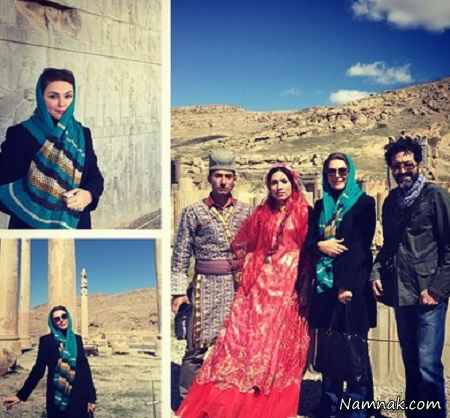 گشت و گذار لاله اسکندری در شیراز + عکس