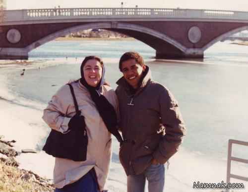 عکس جالب باراک اوباما در کنار مادرش + تصاویر