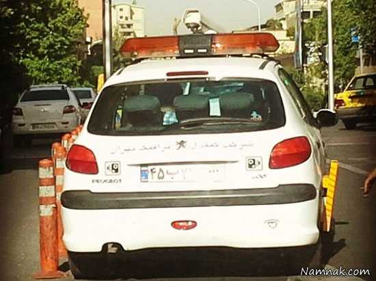 ماجرای ماشین پلیس های دوربین دار در تهران! + عکس
