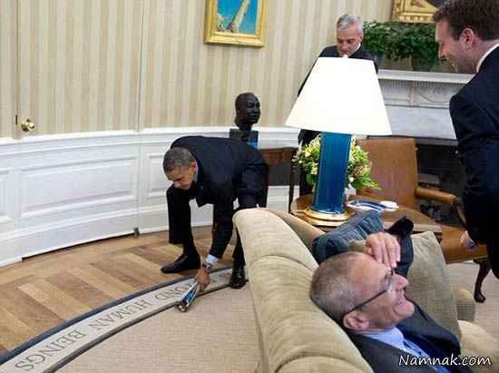 مگس پرانی اوباما! + عکس