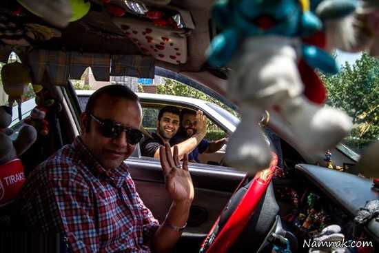 قندعسل صاحب بانمک ترین تاکسی ایرانی + تصاویر