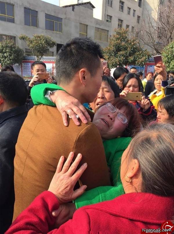 پسر چینی بعد از 21 سال خانواده اش را پیدا کرد