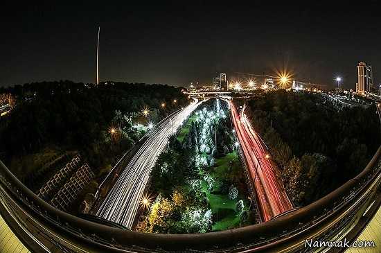 عکسی از پل طبیعت تهران
