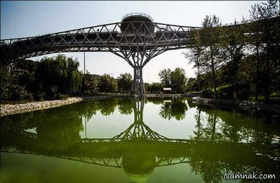 تصاویری از پل طبیعت در تهران