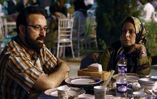 فرزاد جمشیدی و همسرش در مراسم افطاری + عکس