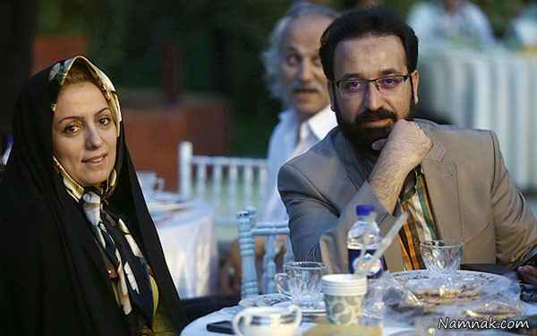 فرزاد جمشیدی و همسرش در مراسم افطاری + عکس