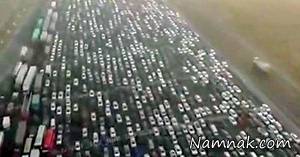 سنگین ترین ترافیک جهان در چین را ببینید+ عکس