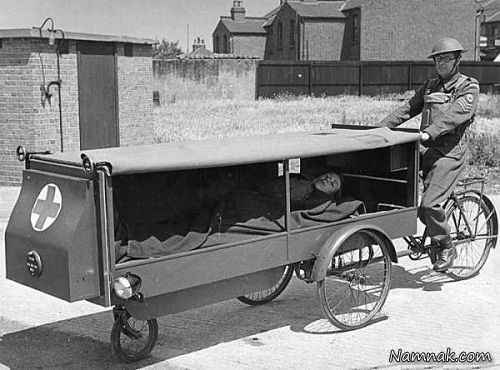 عکسی بسیار دیدنی از اولین آمبولانس دنیا