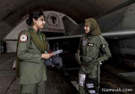 عایشه فاروق خلبان زن جنگنده پاکستانی + تصاویر