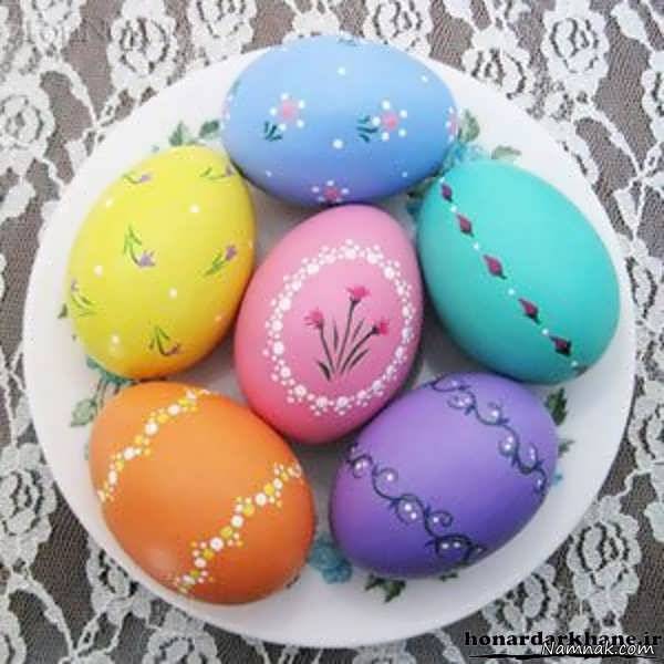 مدل های زیبا و دیدنی نقاشی روی تخم مرغ سفالی عید نوروز