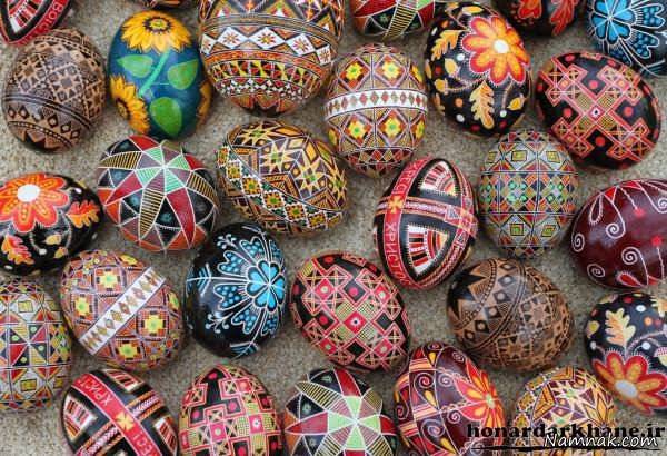 مدل های زیبا و دیدنی نقاشی روی تخم مرغ سفالی عید نوروز 