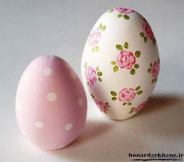 مدل های زیبا و دیدنی نقاشی روی تخم مرغ سفالی عید نوروز 