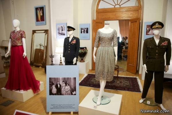 نمایشگاه لباس های رسمی فرح پهلوی در ایران +تصاویر