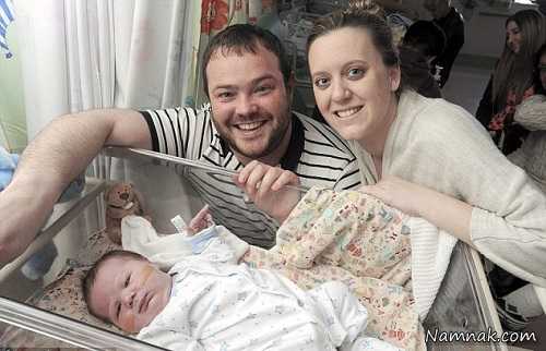 تولد نوزاد غول آسا در انگلیس! + تصاویر