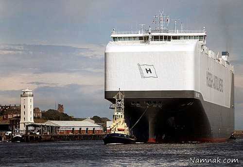 Hoegh Target بزرگترین کشتی حمل خودرو در جهان + تصاویر