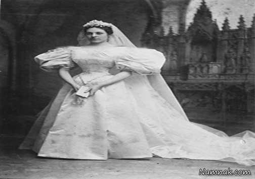 “لباس عروس قدیمی” با قدمت 120 ساله + تصاویر