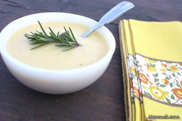 سوپ گل کلم | طرز تهیه سوپ گل کلم با طعم رزماری