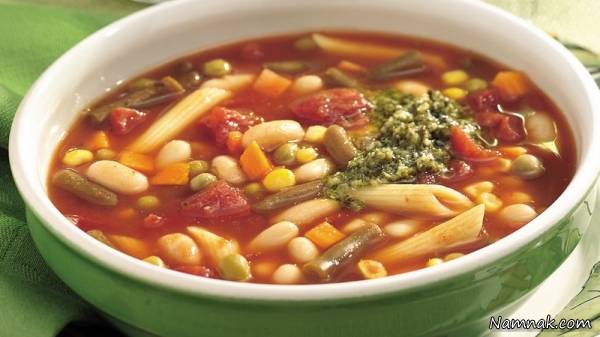 سوپ گیاهی | طرز تهیه سوپ گیاهی ایتالیایی