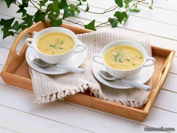 سوپ شیر | طرز تهیه و دستور پخت سوپ شیر