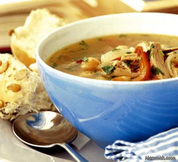 سوپ بوقلمون | طرز تهیه سوپ بوقلمون