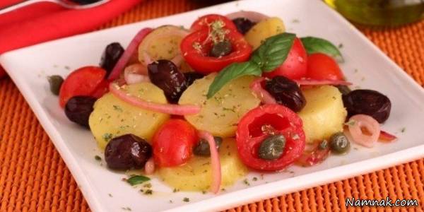 طرز تهیه سالاد پانتسکا (Pantesca Salad)