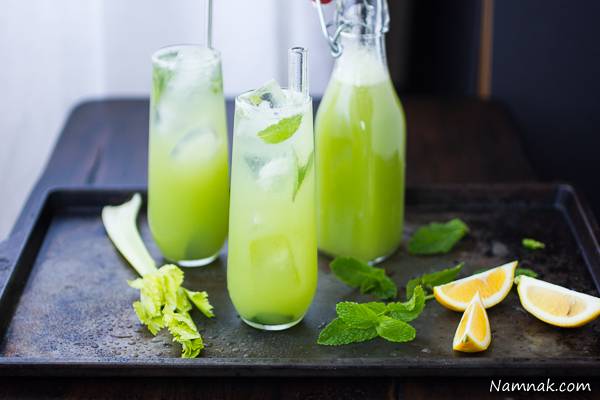 آب کرفس و لیمو | طرز تهیه آب کرفس و لیمو