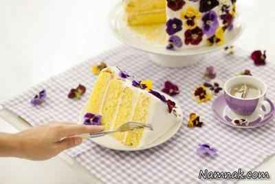 کیک وانیلی | طرز تهیه کیک عروس