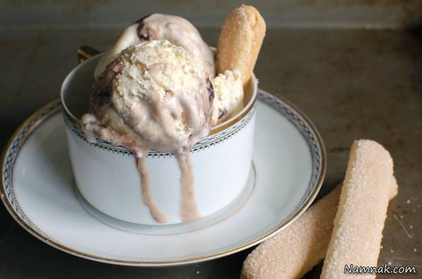 بستنی تیرامیسو | طرز تهیه بستنی تیرامیسو