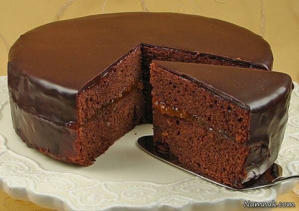 کیک شکلاتی | طرز تهیه کیک شکلاتی تورته زاخا