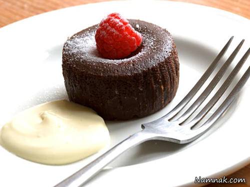 چاکلت لاوا کیک  | طرز تهیه چاکلت لاوا کیک